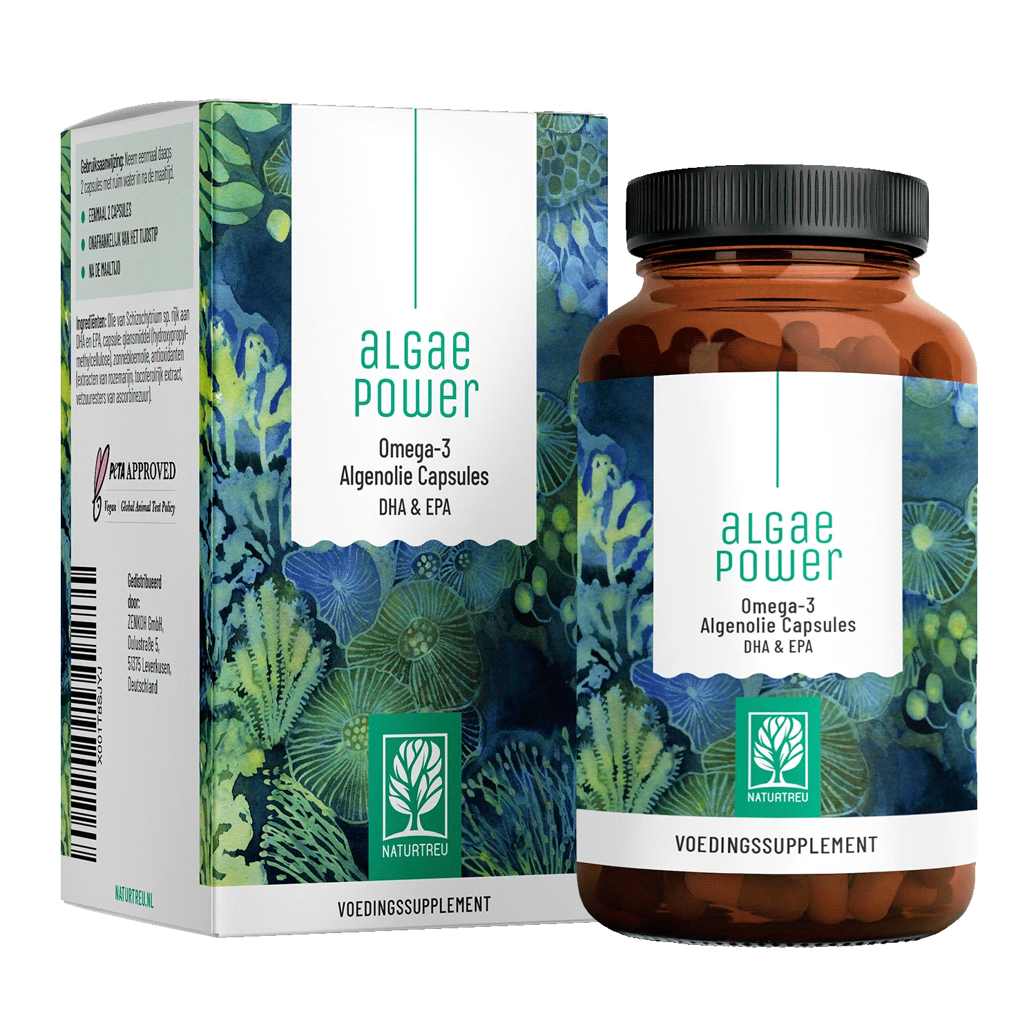 Algae Power: Omega 3 algenolie capsules