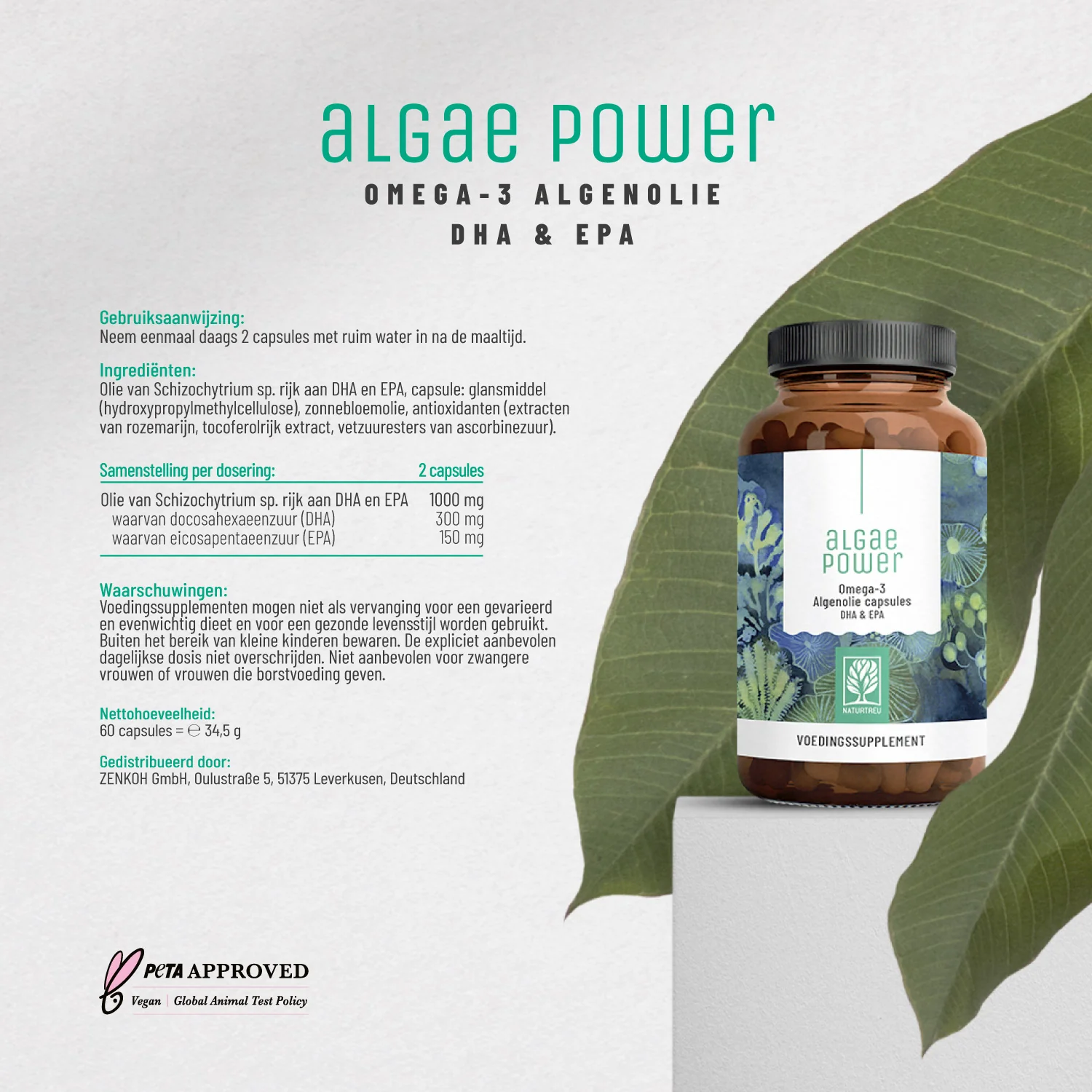 Algae Power: Omega 3 algenolie capsules - Image 8