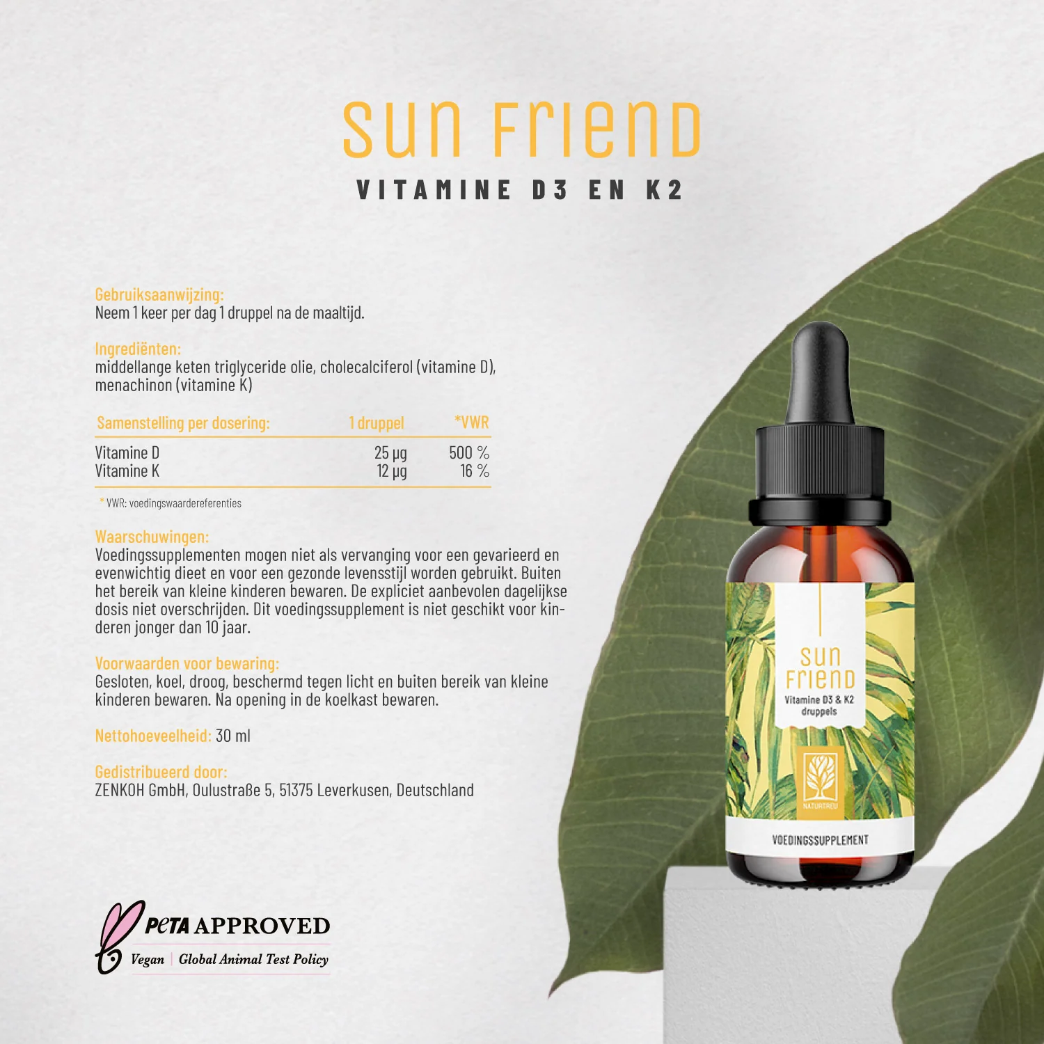 Basic Care Duo: Magnesium complex, vitamine d3 & k2 druppels - Image 9