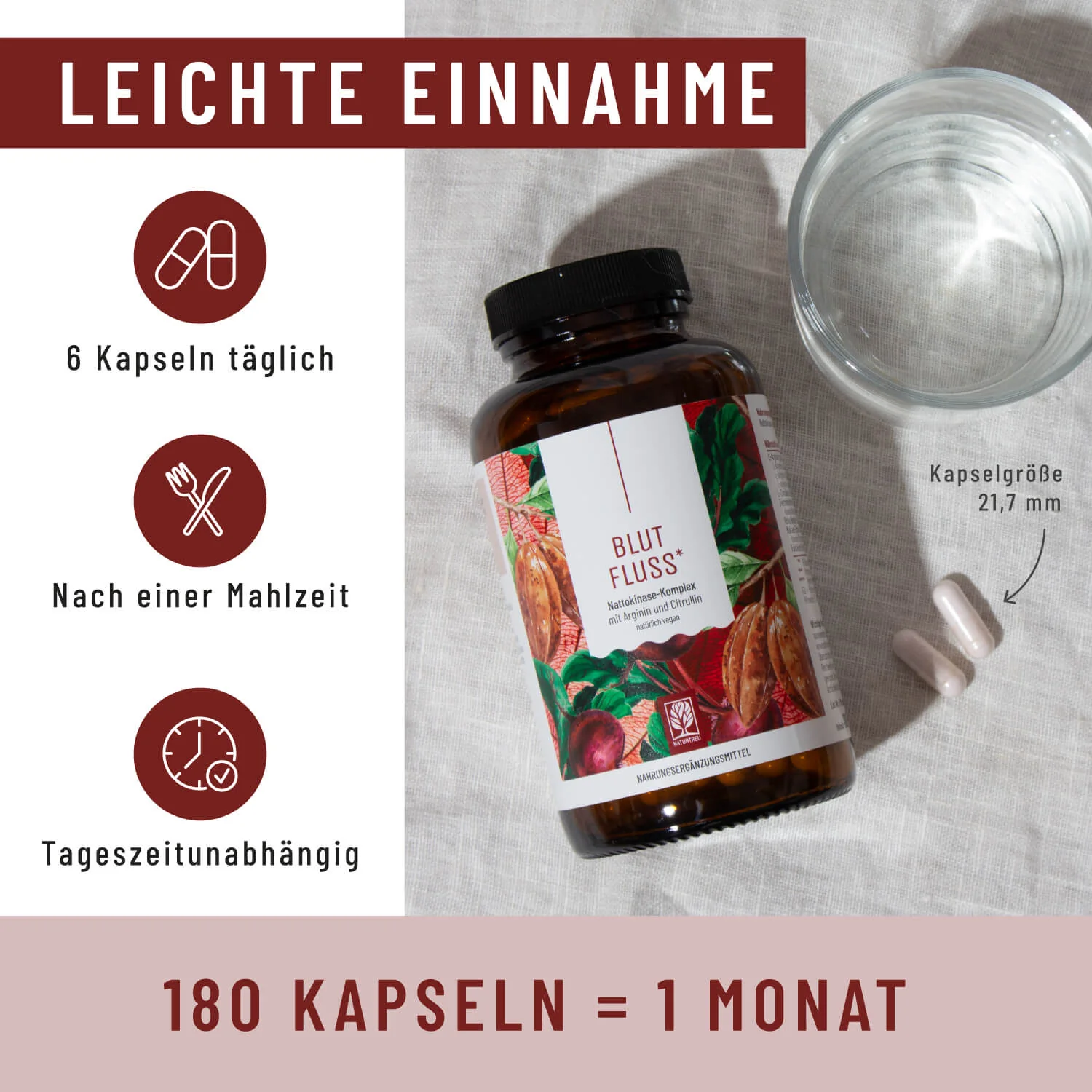 Blutfluss: Nattokinase-Komplex mit Arginin und Citrullin - Image 4