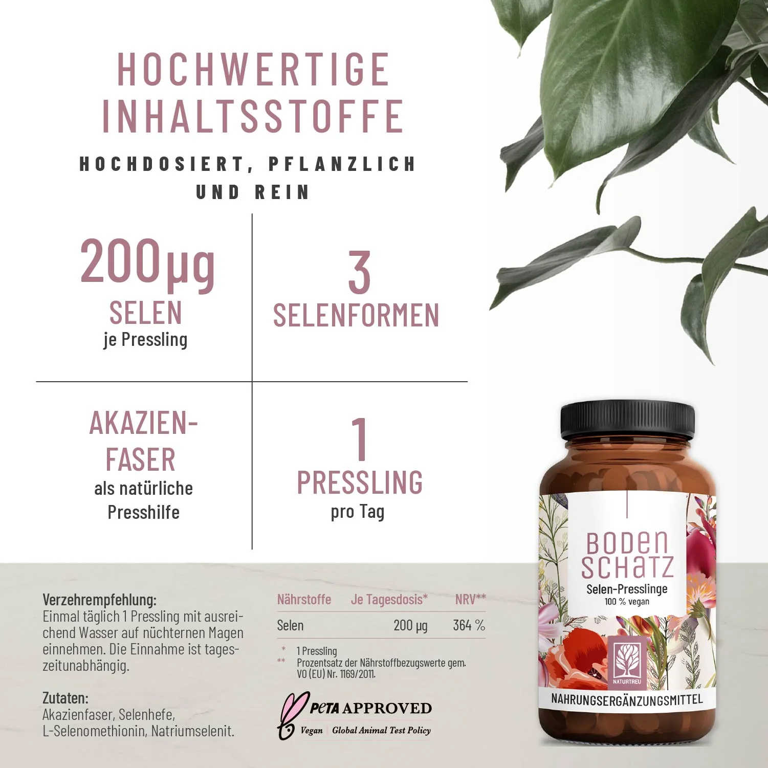 Bodenschatz Wundervoll Paket: Selen-Presslinge & Zink-Komplex - Image 3