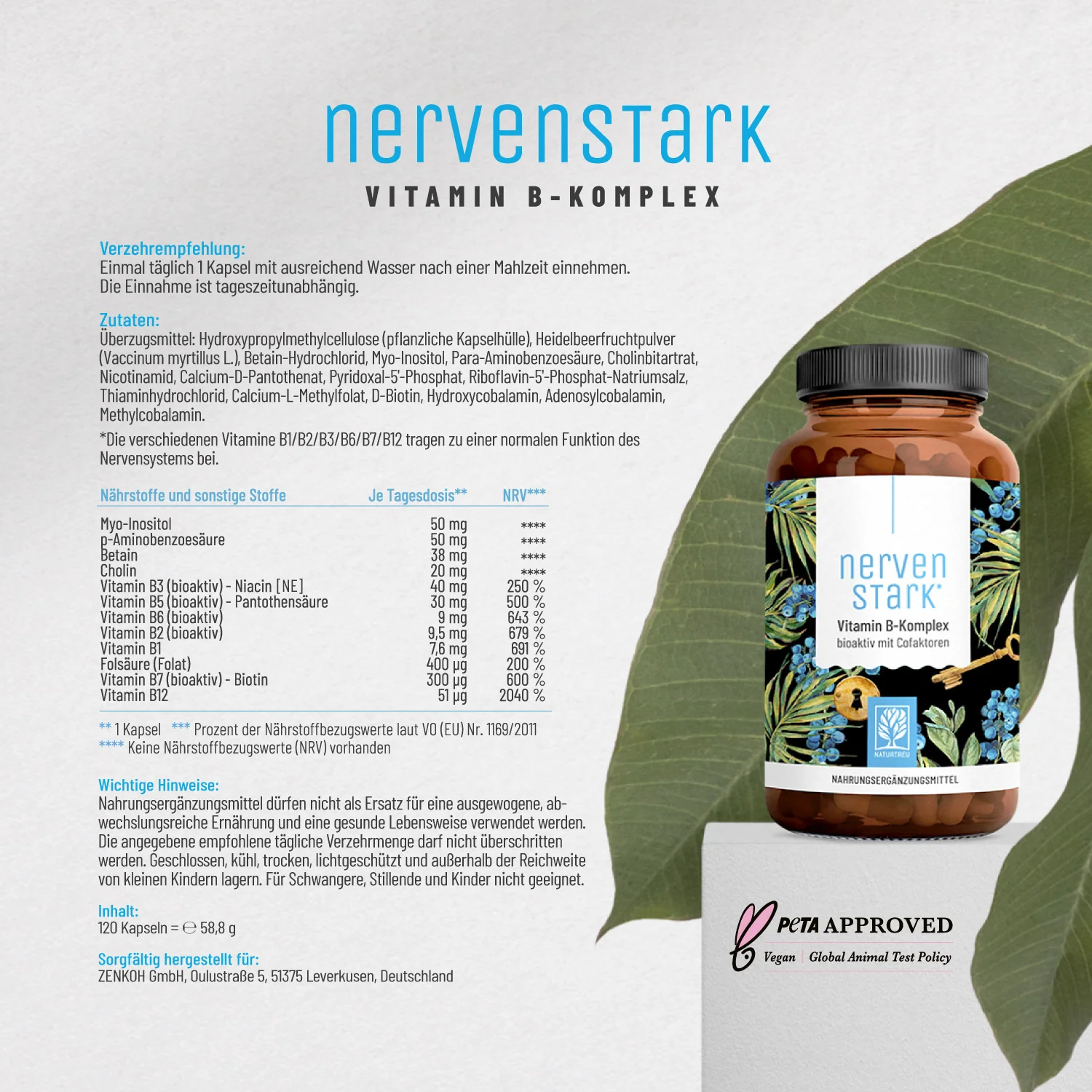 Nervenstark: Vitamin B-Komplex hochdosiert - Image 11