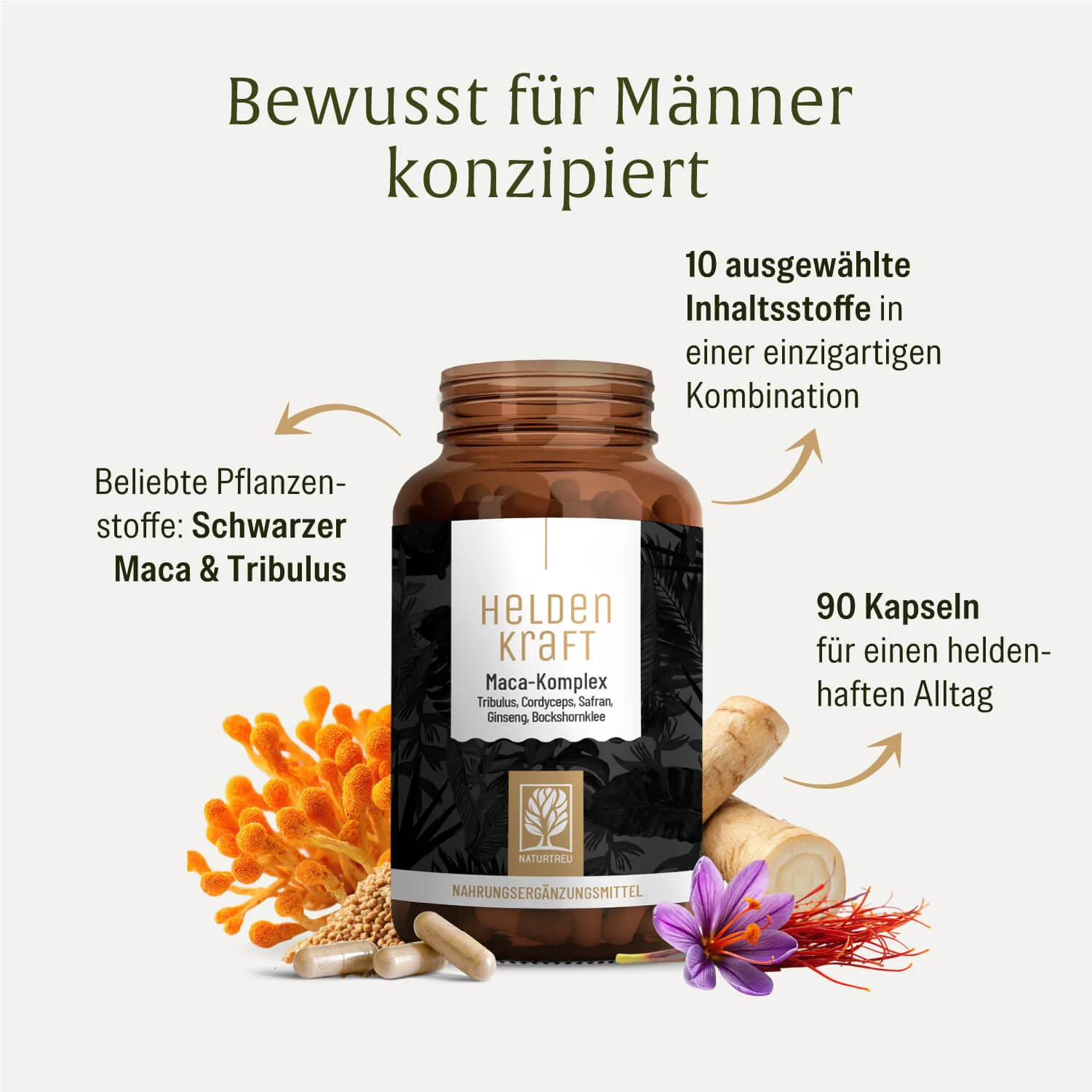Heldenkraft: Maca-Komplex mit Tribulus - Image 2
