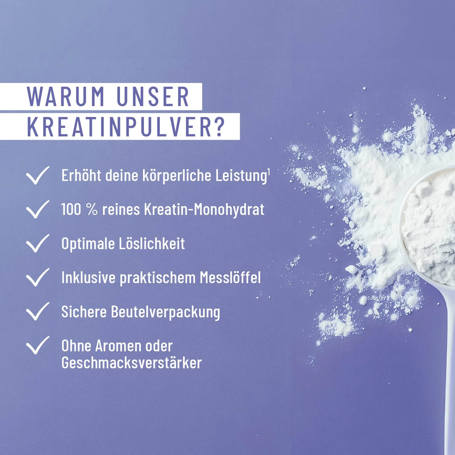 Kreatinquelle: Kreatin-Monohydrat mit 200 Mesh - Image 5