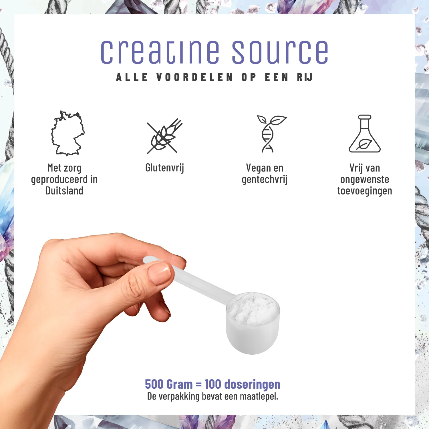 Creatine Source: 200-mesh creatine monohydraat - Image 6