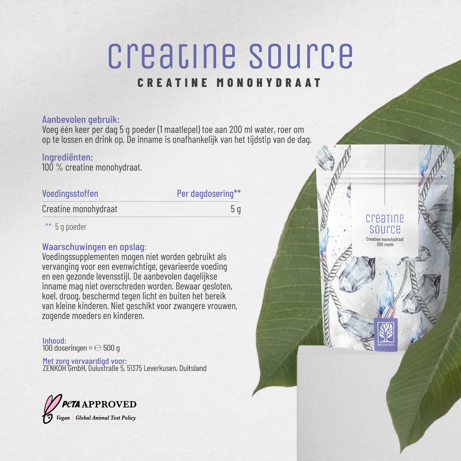 Creatine Source: 200-mesh creatine monohydraat - Image 8