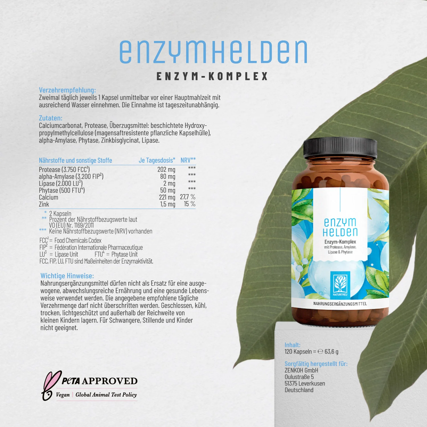 Enzymhelden: Enzym-Komplex mit Protease, Amylase, Lipase & Phytase - Image 11