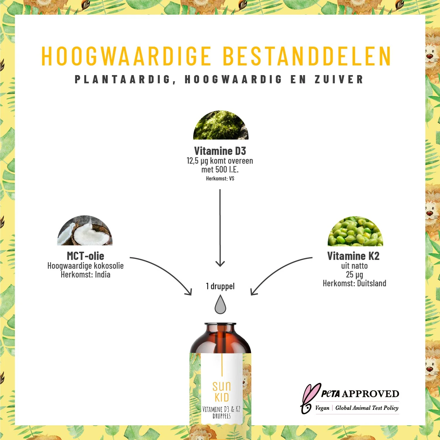 Family Sunlight Bundle: Vitamine d3 & k2 druppels voor jong en oud - Image 3