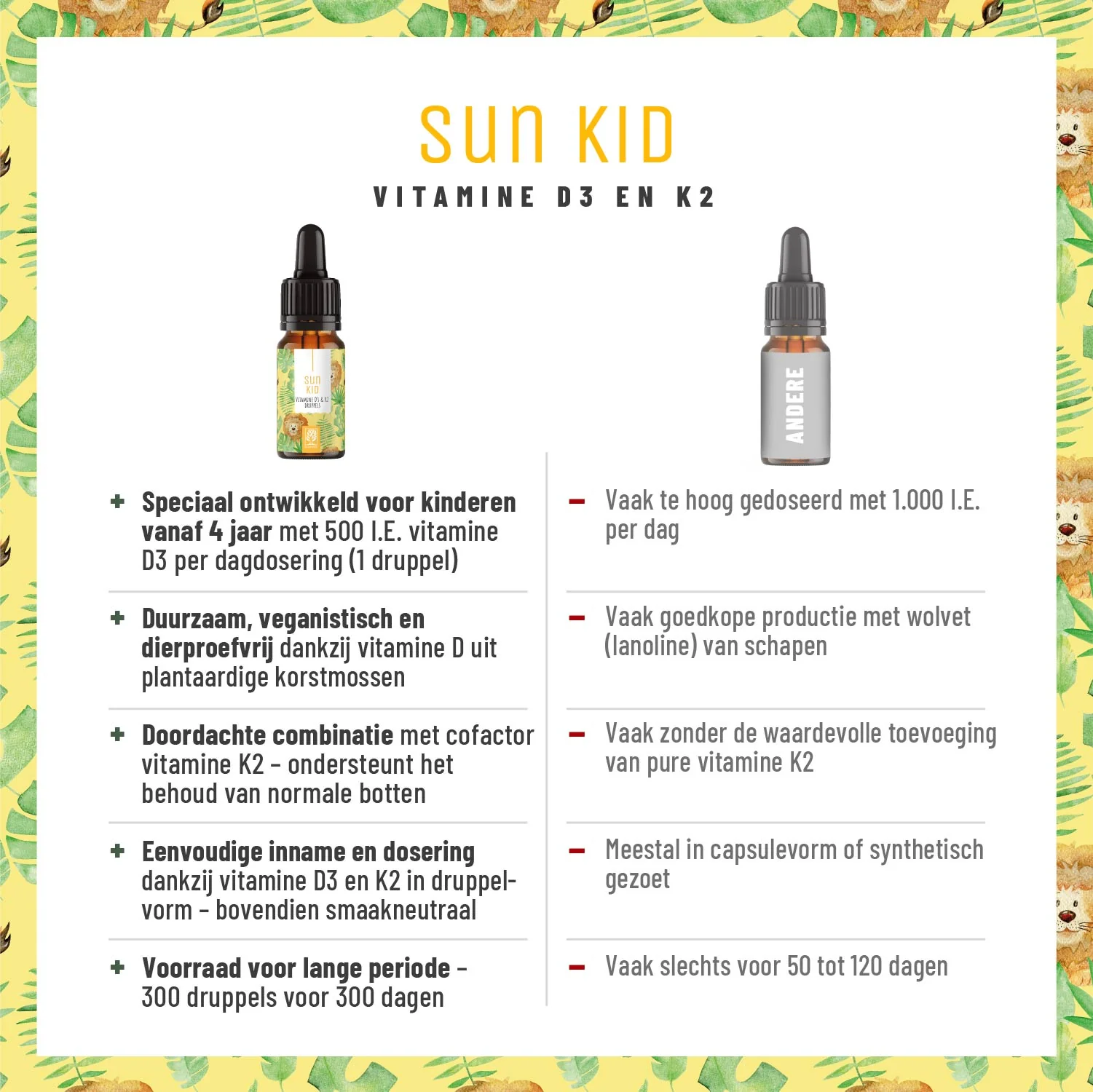 Sun Kid: Vitamine d3 en k2 druppels voor kinderen vanaf 4 jaar (500 IE) - Image 4