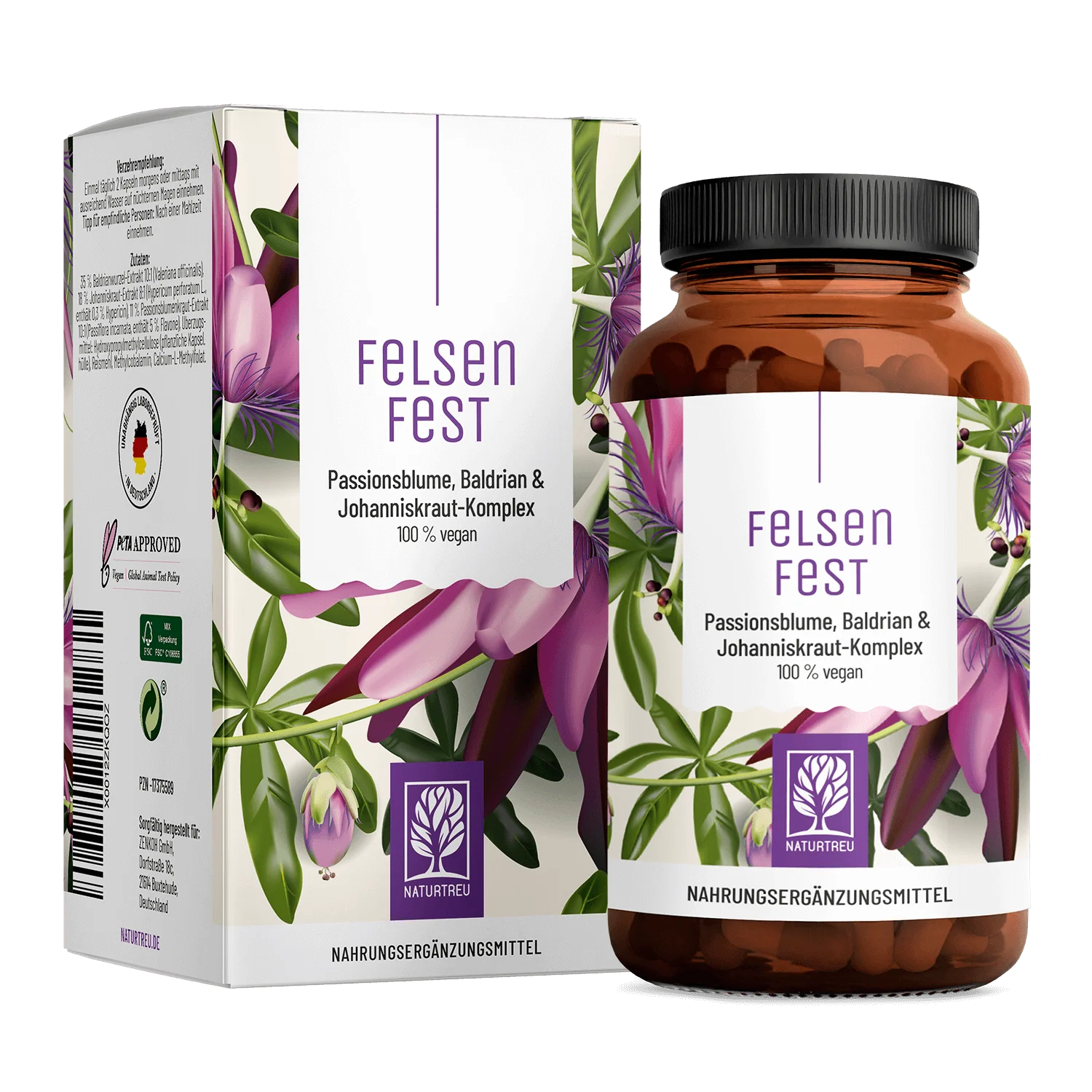 Felsenfest Small: Johanniskraut Baldrian Passionsblume Komplex