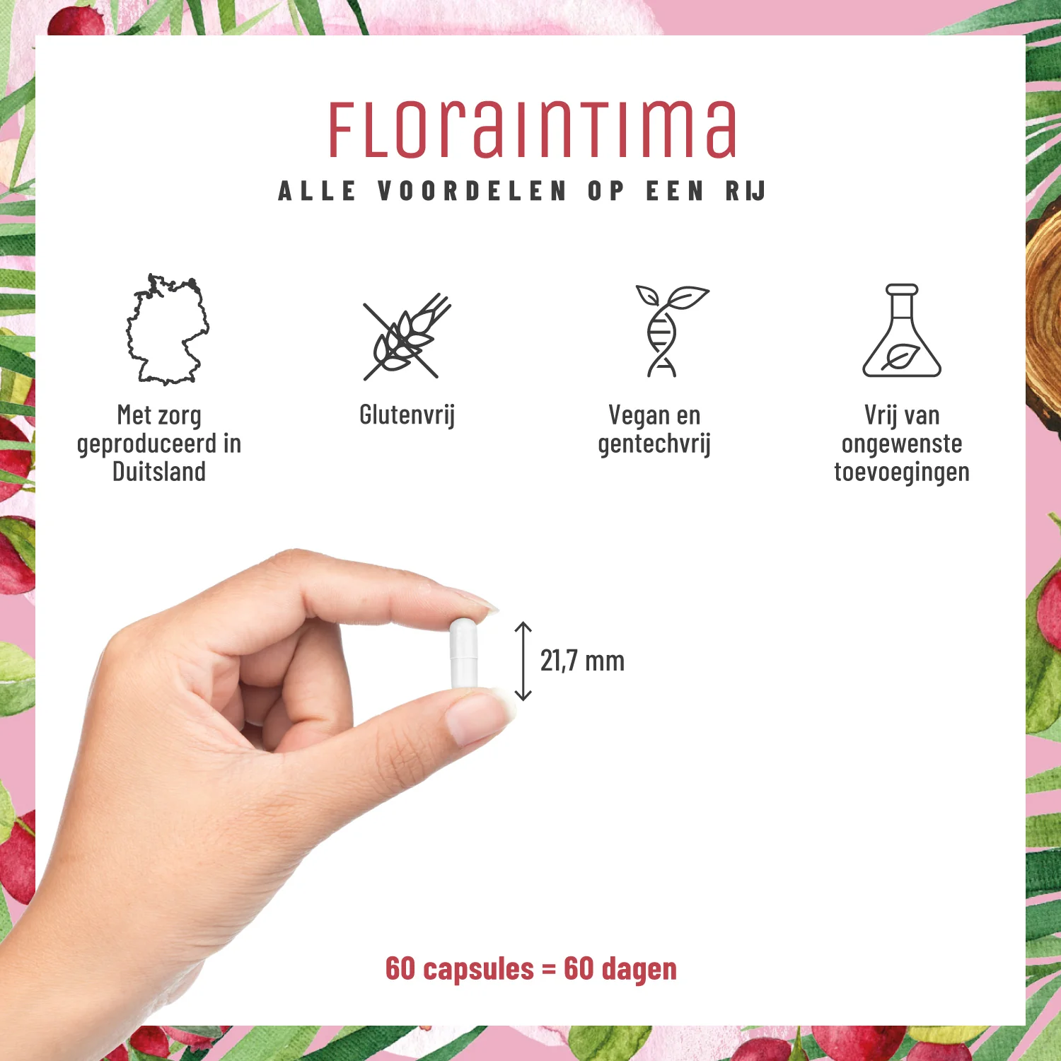 Flora Intima: Met melkzuurbacteriën, cranberry & vitamine B3 - Image 6