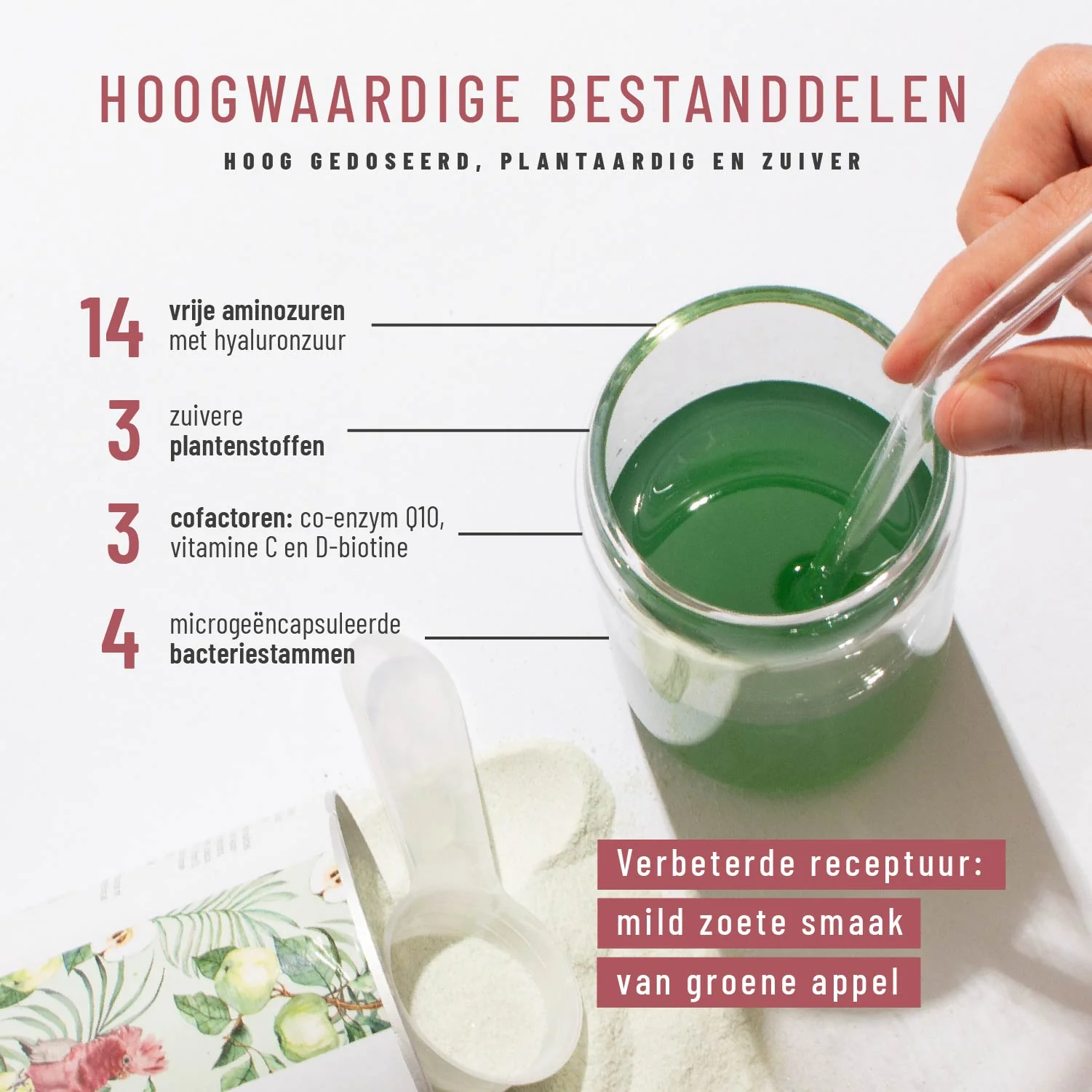Glow Ritual: Veganistische ondersteuning van collageenvorming* met vitamine C, hyaluronzuur, Q10 en D-biotine - Image 2
