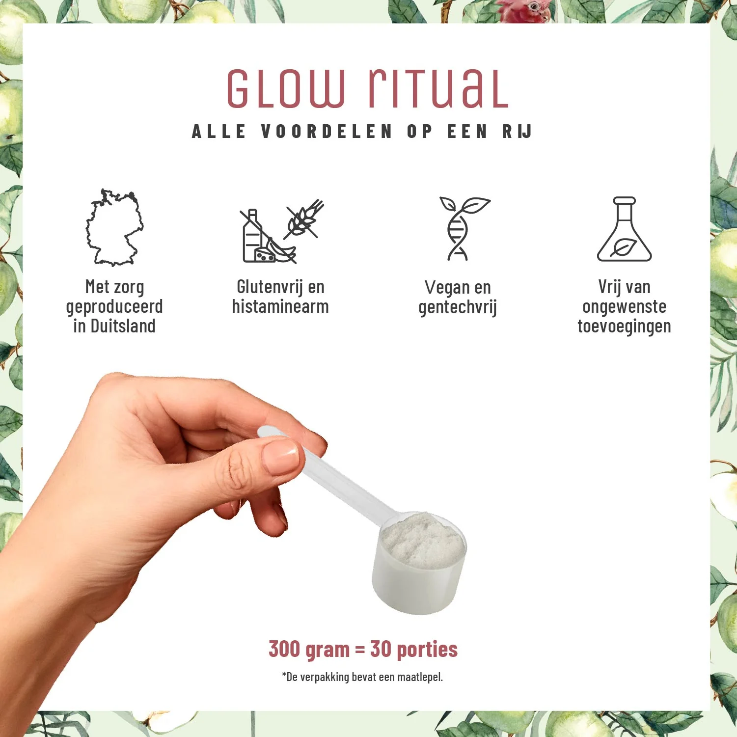 Glow Ritual: Veganistische ondersteuning van collageenvorming* met vitamine C, hyaluronzuur, Q10 en D-biotine - Image 7