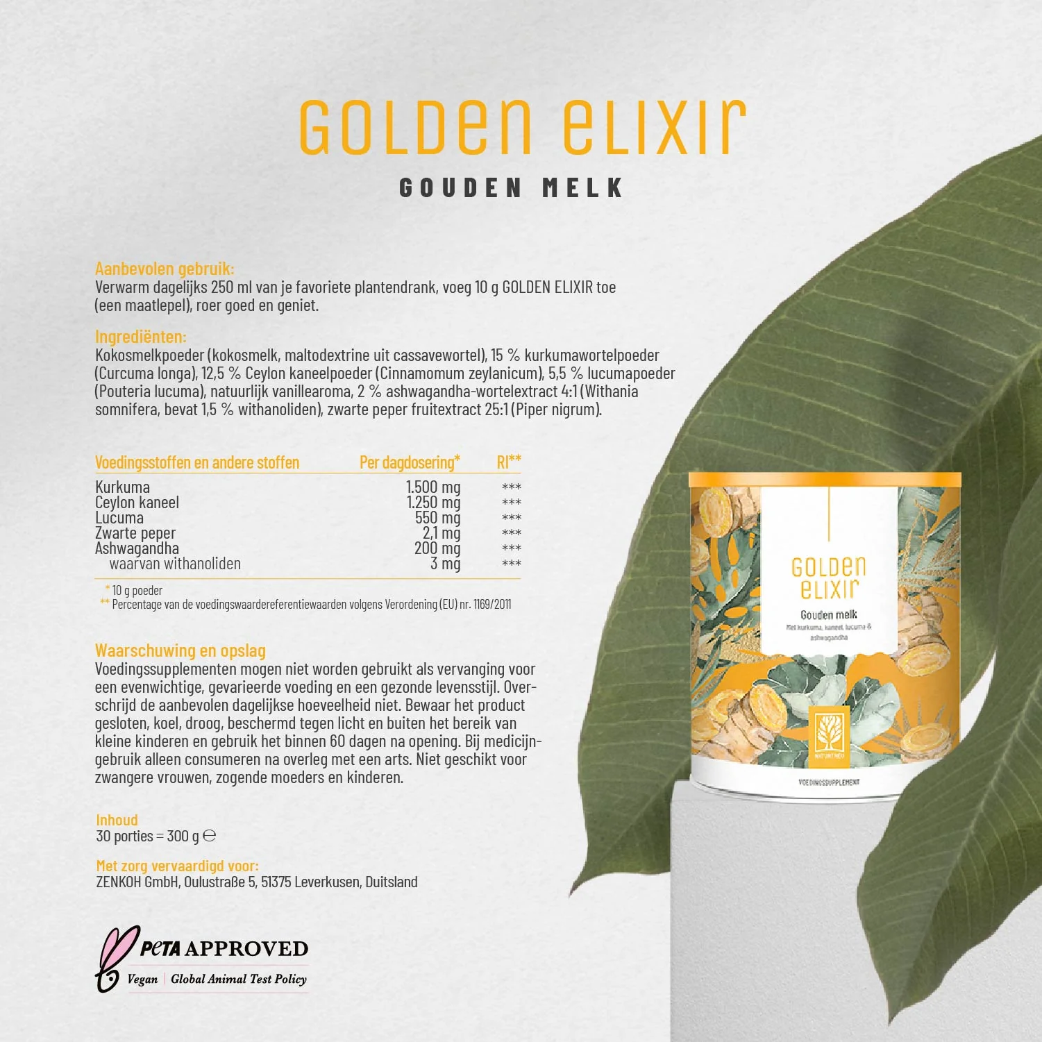 Golden Elixir: Gouden melk met kurkuma, kaneel, lucuma en ashwagandha - Image 7