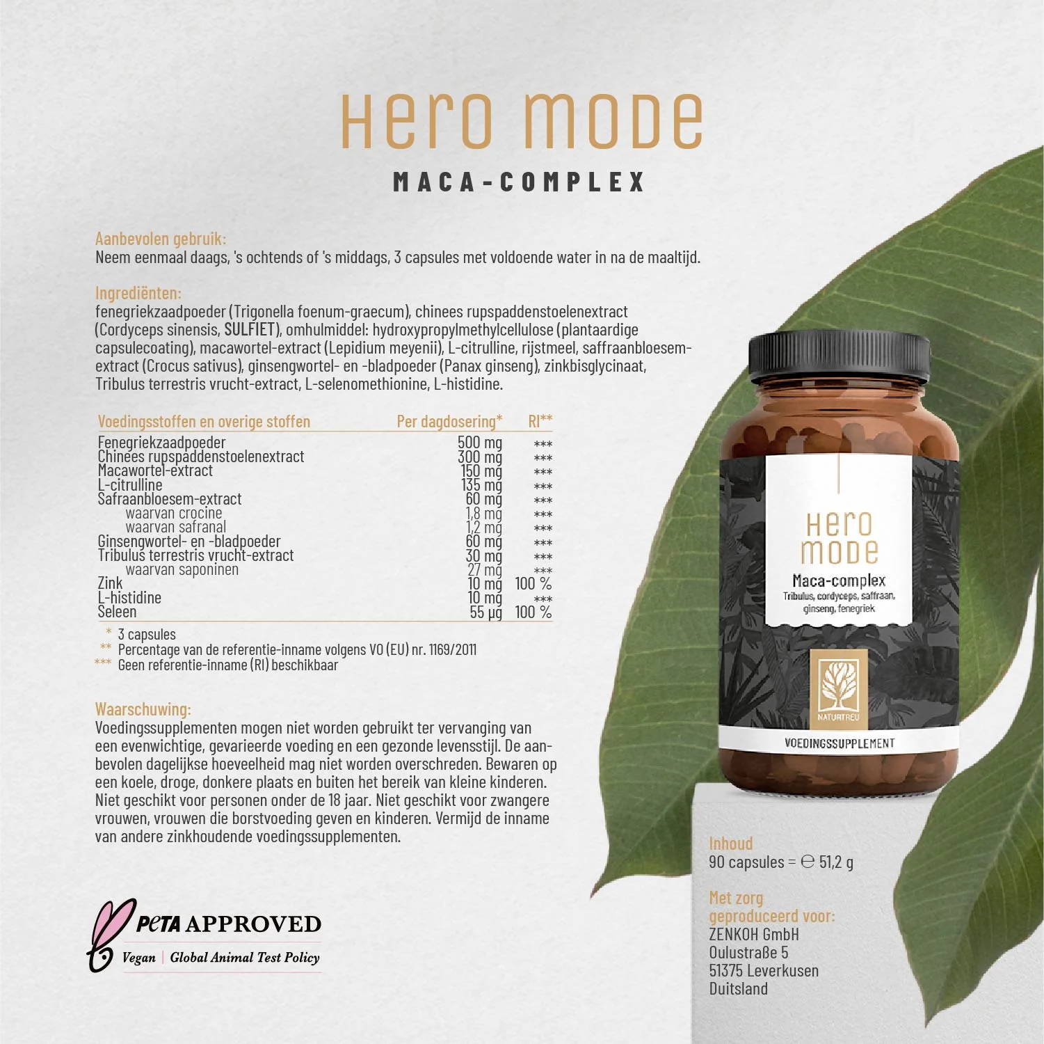 Hero Mode: Maca-complex met Tribulus - Image 7