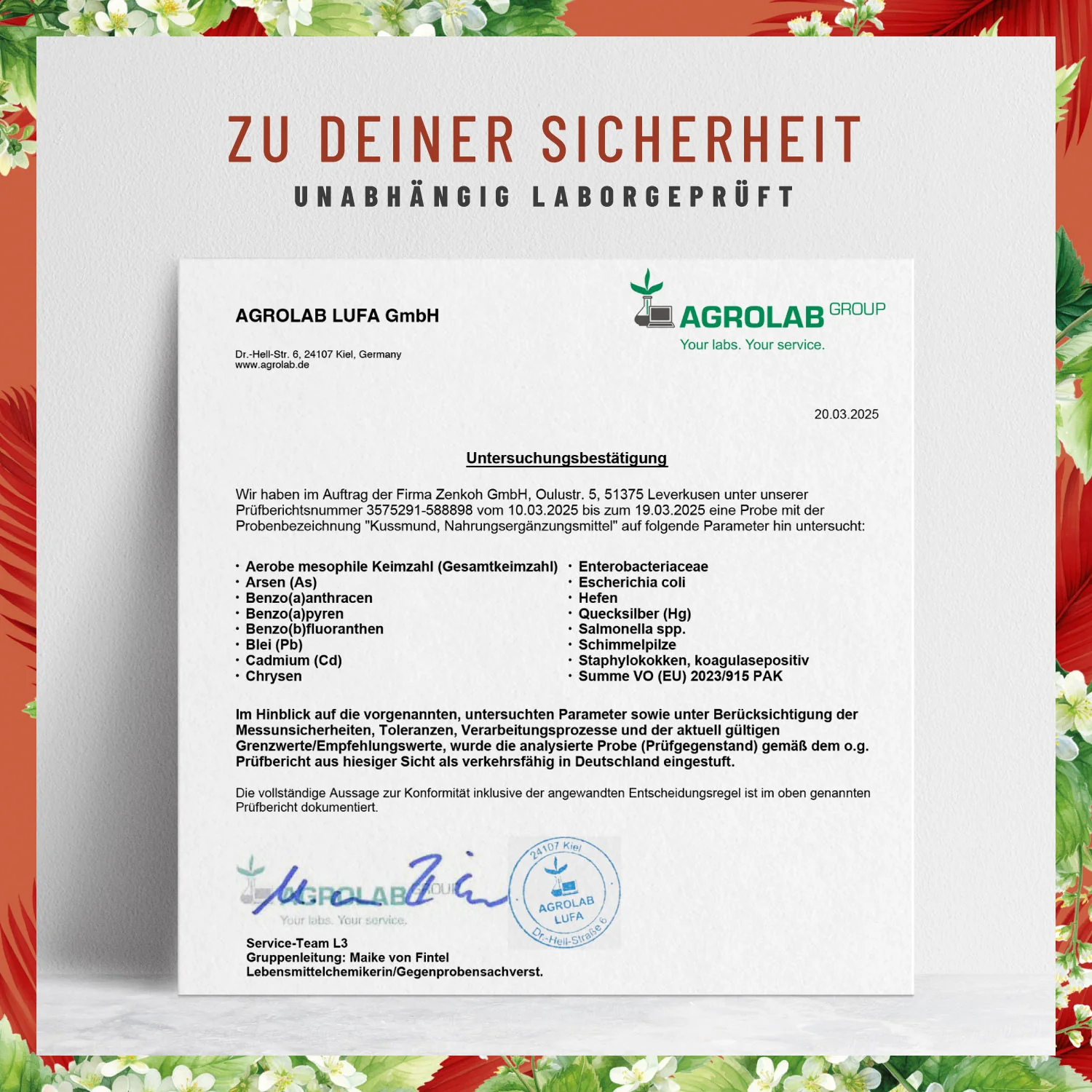 Kussmund: L-Lysin Komplex mit Zitronenmelisse und Selen - Image 8
