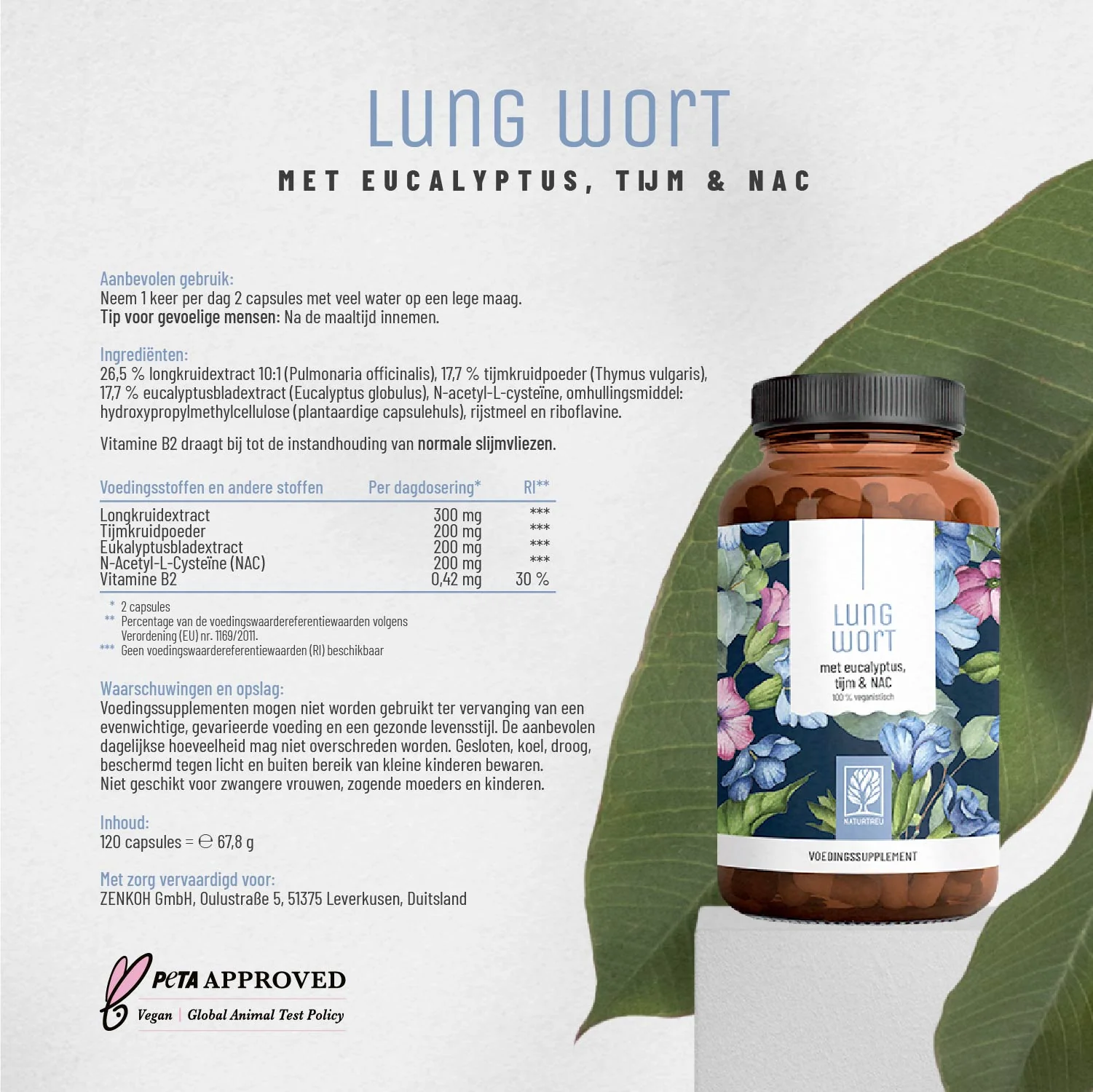 Lung Wort: Met eucalyptus, tijm en NAC - Image 8