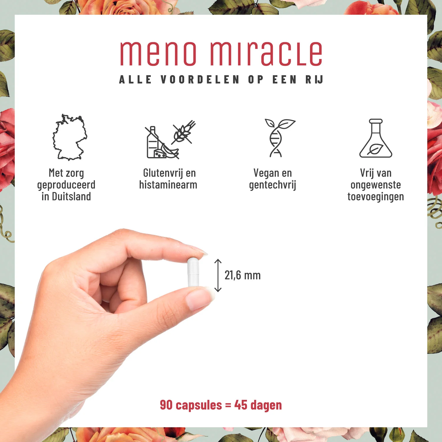 Meno Miracle: Menopauzecomplex met yam en rode klaver - Image 5