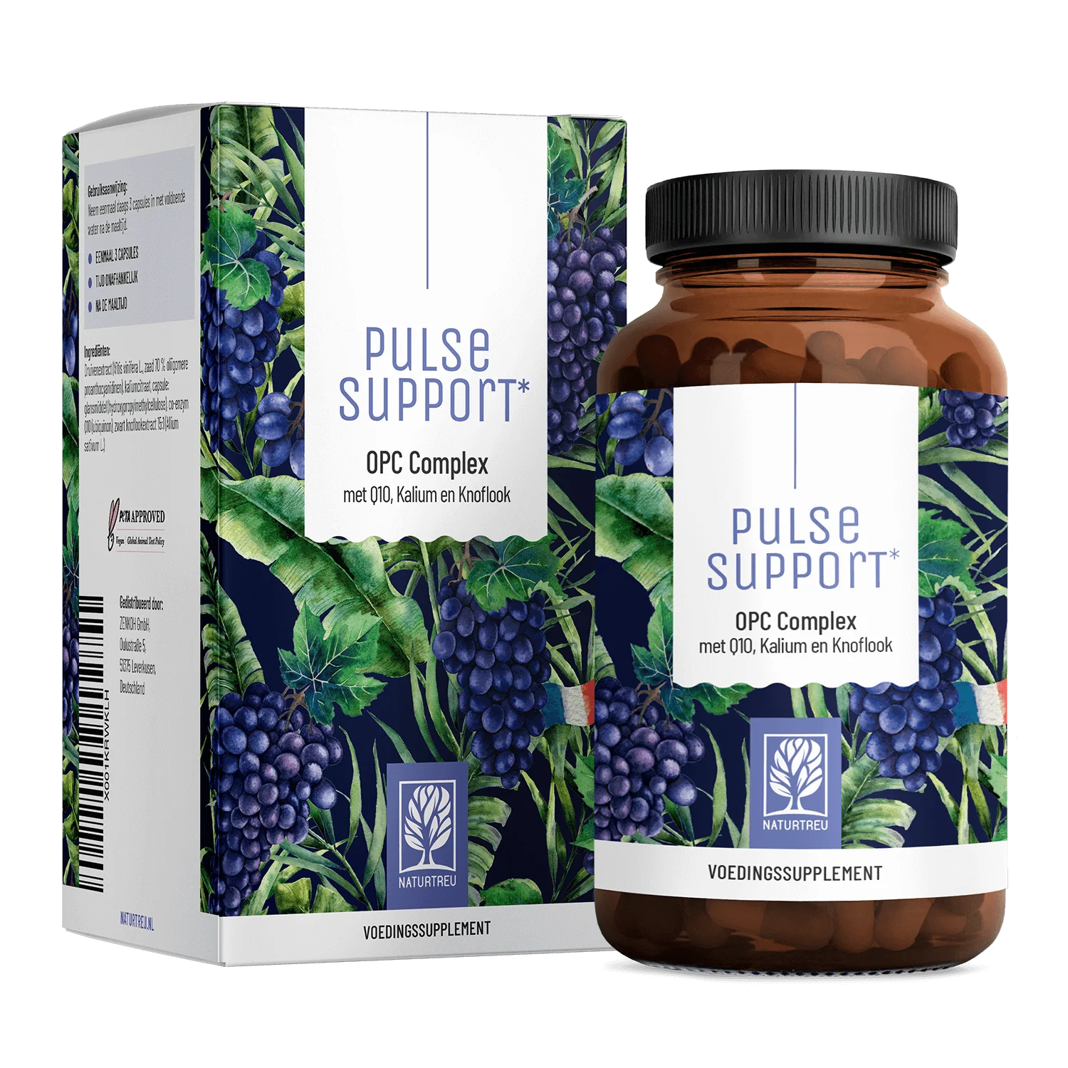 Pulse Support: Opc-complex met Q10, kalium en knoflook