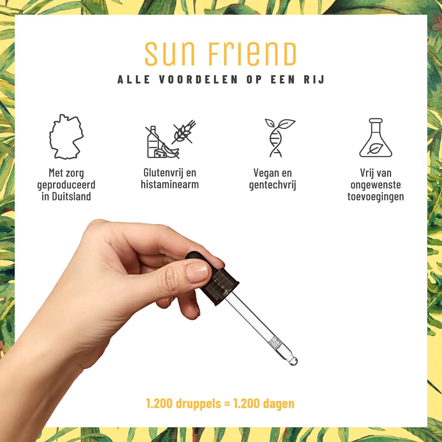 Sun Friend: Vitamine d3 en k2 in druppelvorm voor volwassenen (1.000 IE) - Image 5