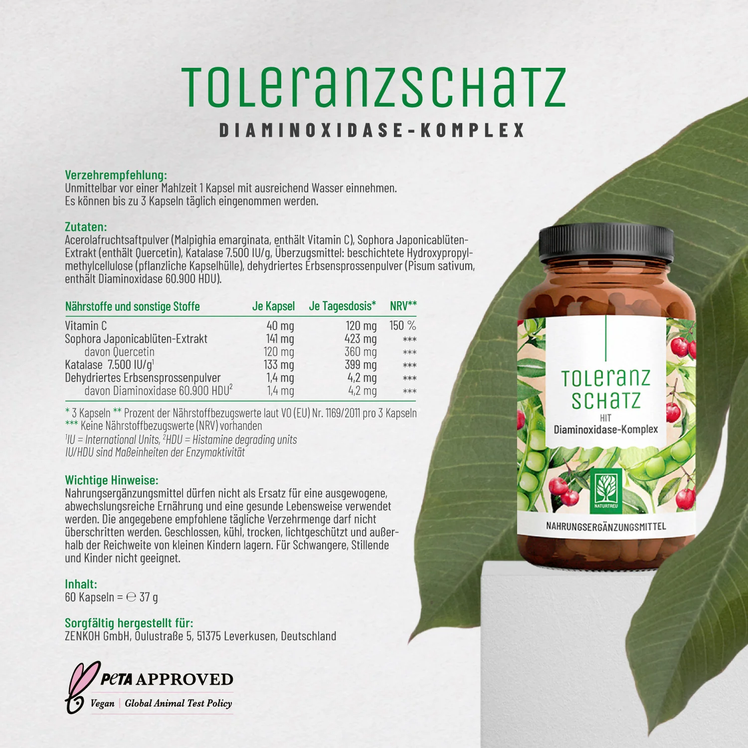 Toleranzschatz: HIT Diaminoxidase (DAO) Komplex - Image 13