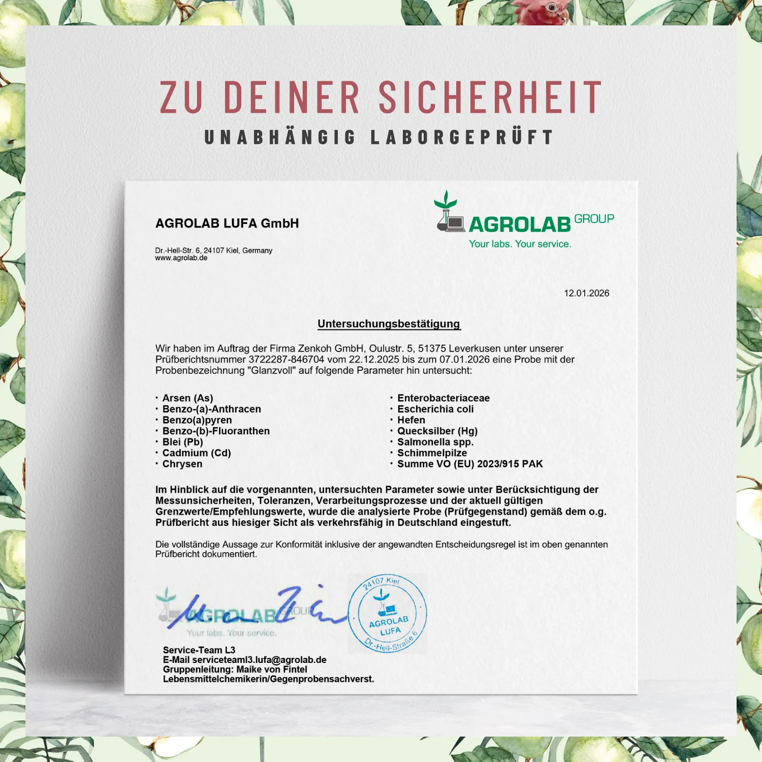 Glanzvoll: Vegane Kollagen-Bildungsunterstützung* mit Vitamin C, Hyaluron, Q10 & D-Biotin - Image 9