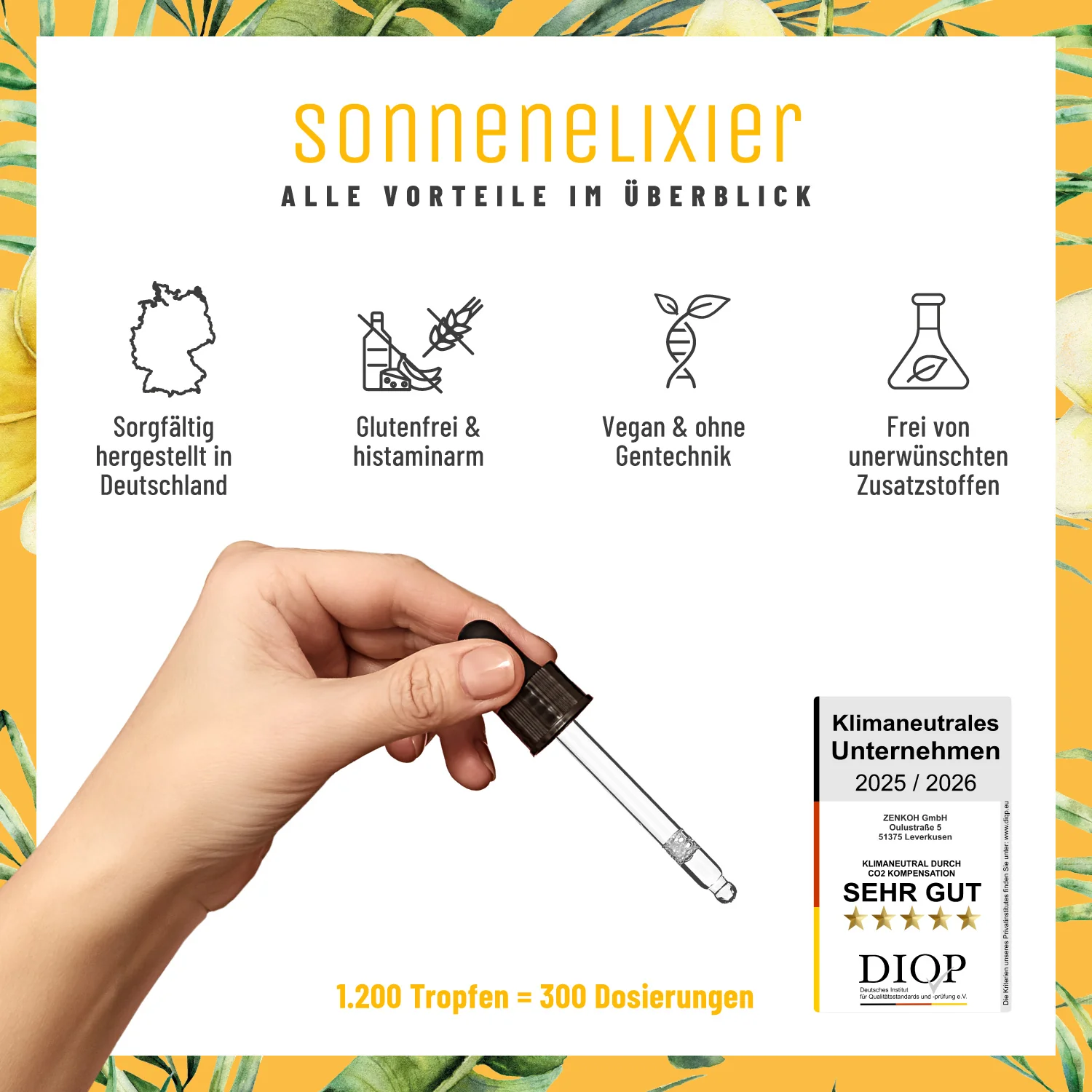 Vitamin D3 & K2 Tropfen Depot für Erwachsene (20.000 I.E.) - Sonnenelixier - Image 8