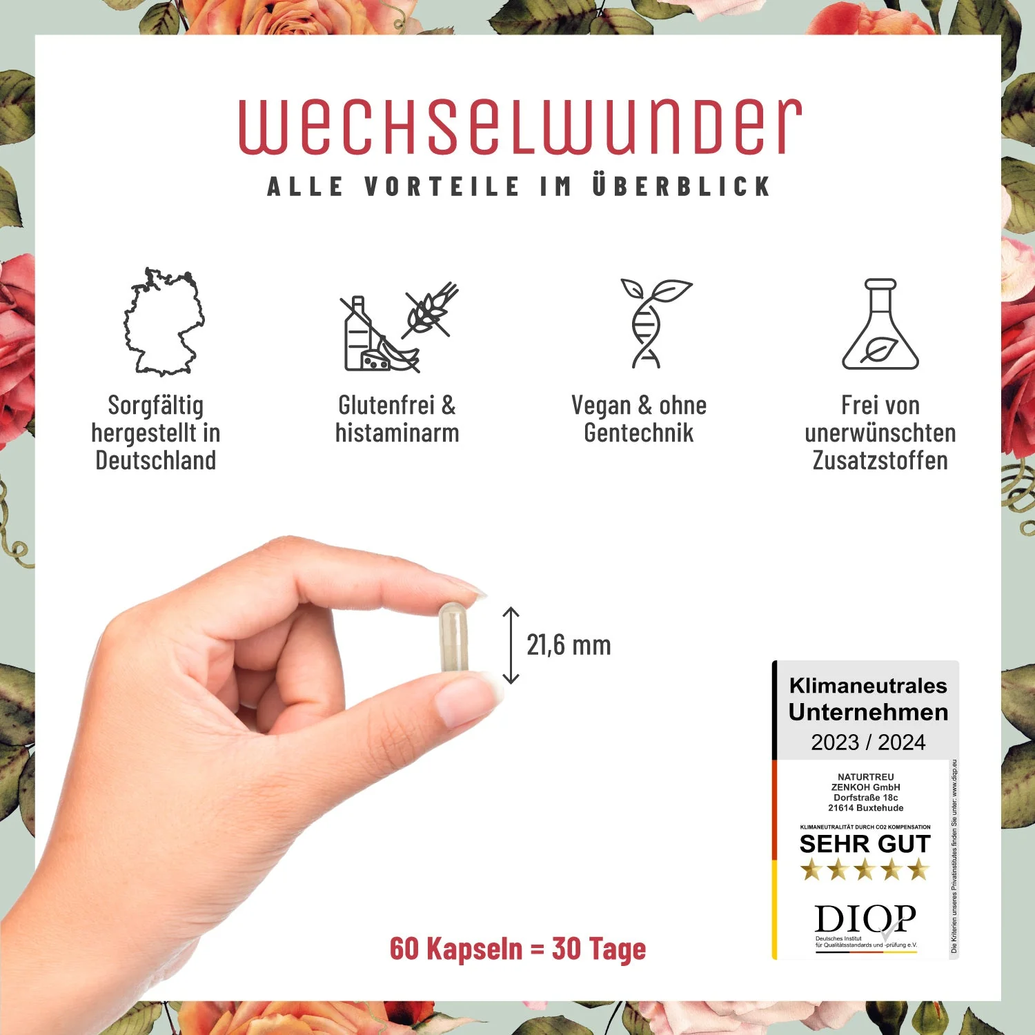 Wechselwunder Small: Wechseljahre-Komplex mit Yams & Rotklee - Image 6