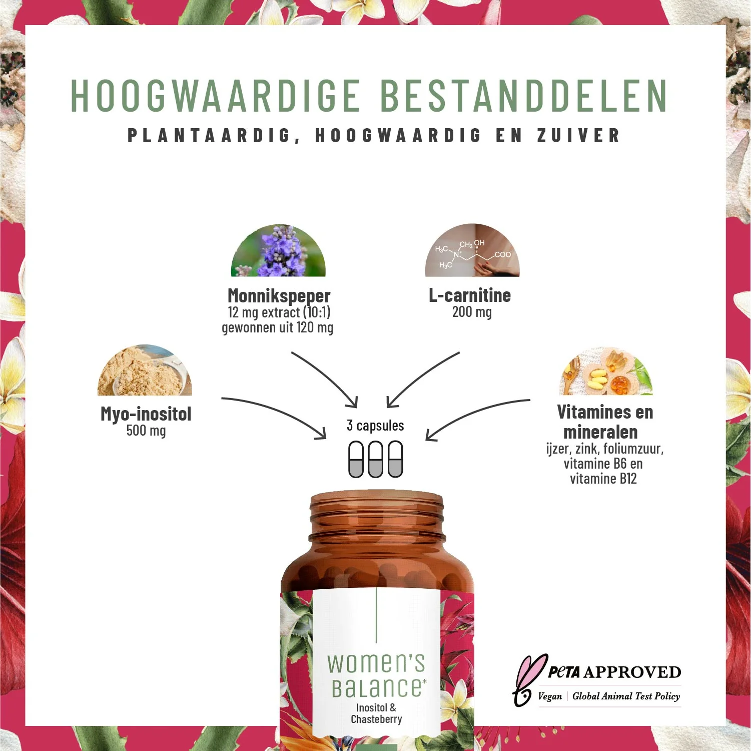 Women's Balance: Complex van inositol en monnikspeper - Image 2