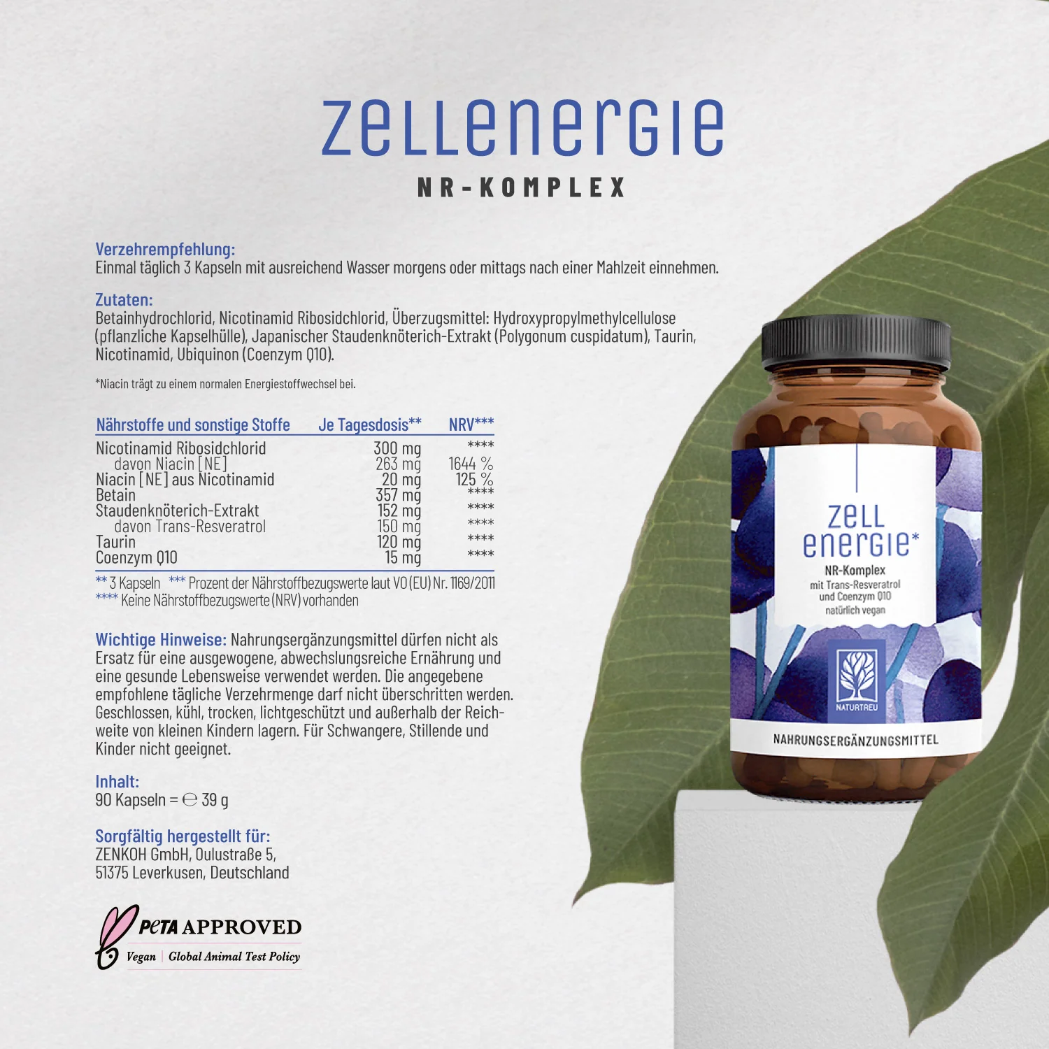 Zellenergie: NR-Komplex mit Trans-Resveratrol und Coenzym Q10 - Image 10